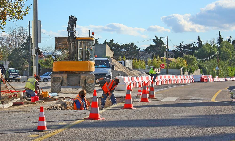 Travaux publics à Solutré Pouilly