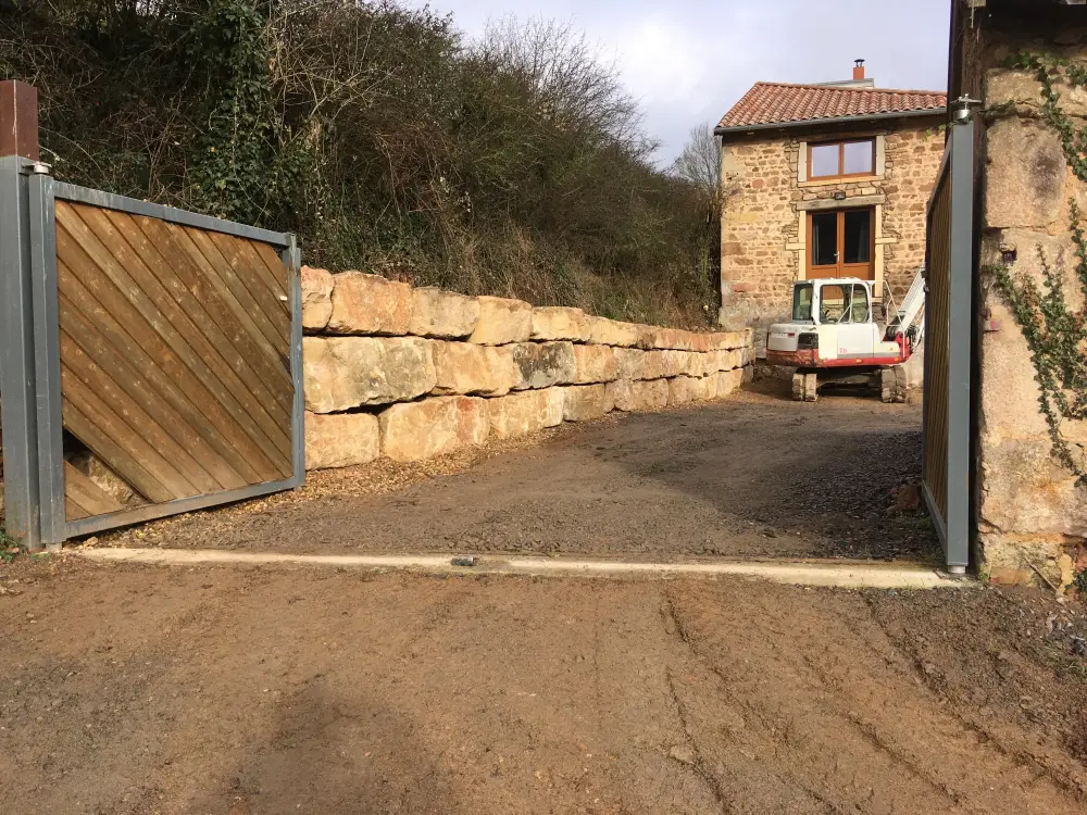 Soutènement, enrochement et gabion près de Mâcon (4)